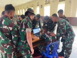 Hadapi Era Digital, Yonarmed 11/GG/2/2 Kostrad Gelar Pelatihan Komputer