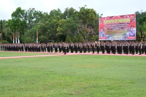 Pembukaan Pendidikan Pembentukan Bintara Polri Gelombang I Tahun 2024 di SPN Polda Sultra