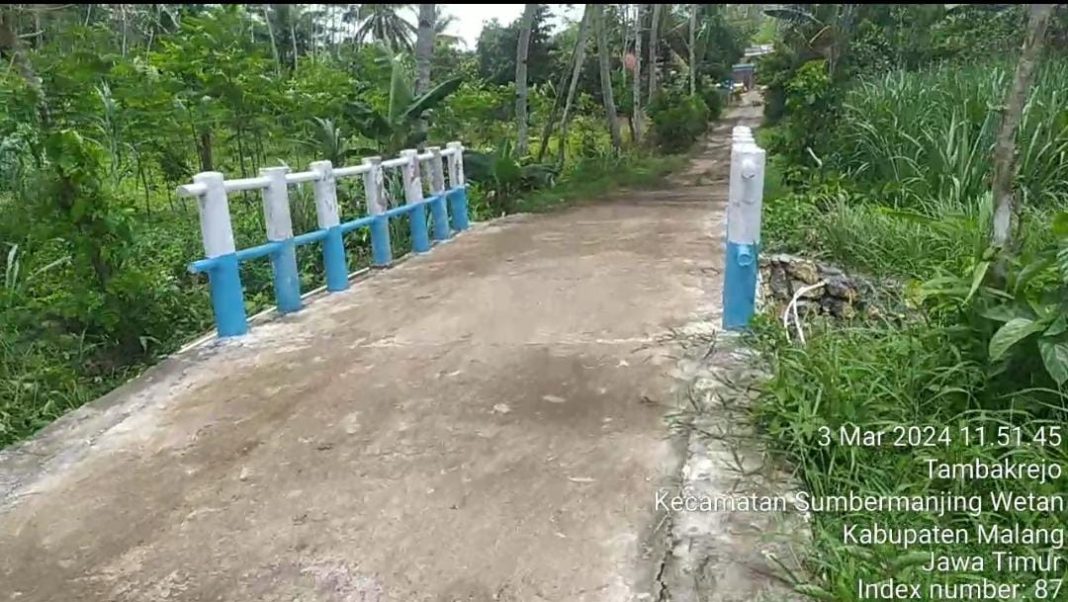 Warga Teriak, Pembangunan Jembatan di Dusun Sendang Biru Diduga Akal-akalan