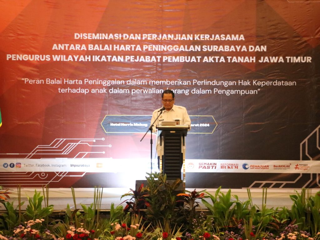 PPAT Jatim Harus Lapor BHP Surabaya Bila Akan Terbitkan AJB untuk Anak di Bawah Umur