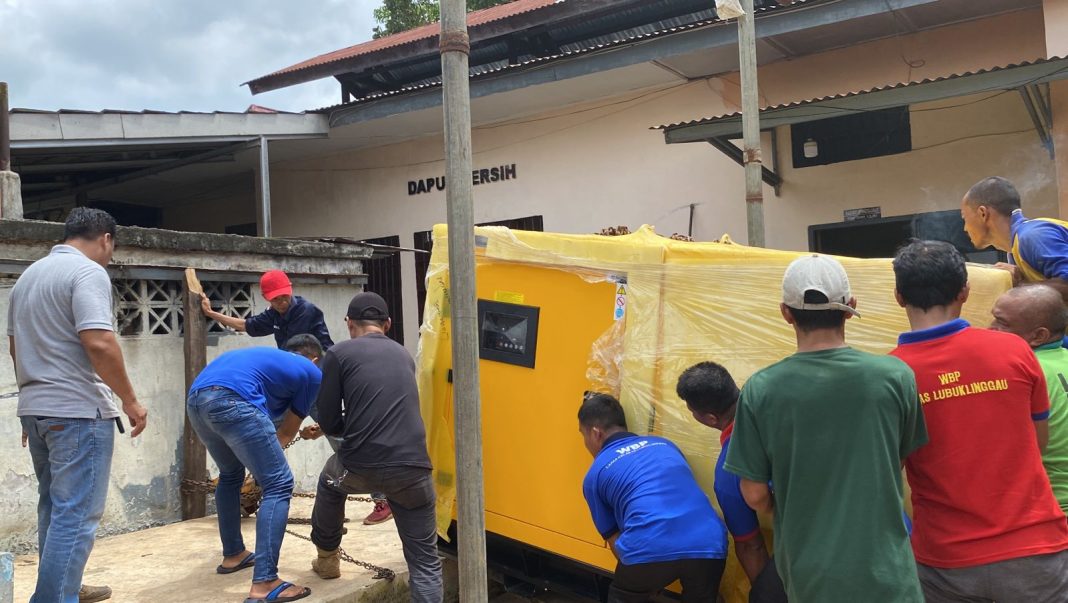 Lapas Lubuklinggau Terima Barang Bantuan Berupa Genset Berkapasitas 100 KVA Dari Direktorat Jenderal Pemasyarakatan