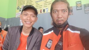 Mas Acan dari SDC Shopee Food Surakarta saat ditemui di warung sebelah Ais Aki