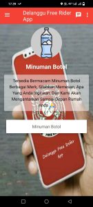 Aplikasi Delanggu Free Rider App yang di release mulai hari ini, guna mewadahi UMKM lokal 