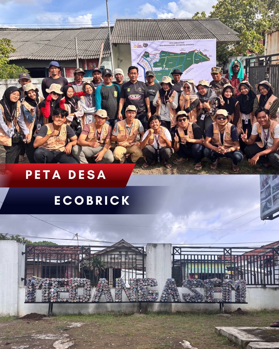 Peta Desa dan Ecobrick Transformasi dan Inovasi Program Kerja Utama Di Desa Medangasem