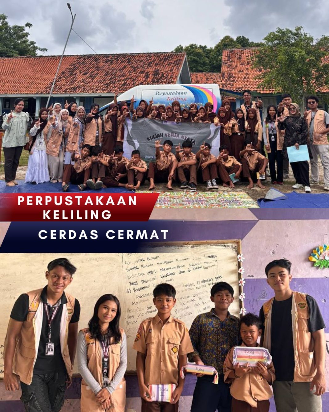 Mahasiswa KKN Dorong Literasi Melalui Perpustakaan Keliling dan Edukasi Siswa di SMPN 2 Jayakerta