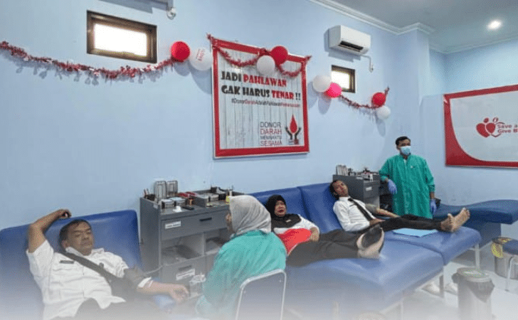 Dalam Rangka Memperingati HUT Kemerdekaan RI-80, Lapas Klaten Gelar Aksi Sosial Donor Darah