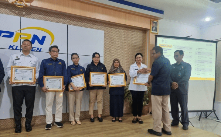 Bapas Klaten Raih Penghargaan IKPA Sempurna Semester I TA 2025 dari KPPN Klaten
