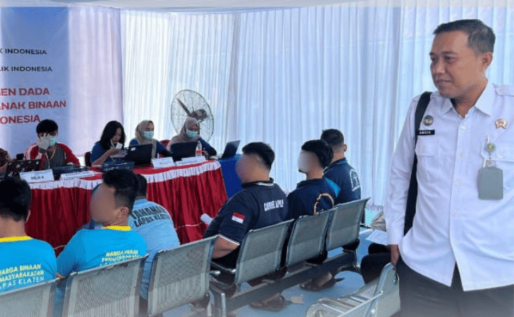 Kementerian Imigrasi Dan Pemasyarakatan Serta Kementerian Kesehatan Kolaborasi, Gelar Skrining TBC Dan Hepatitis Di Lapas Klaten