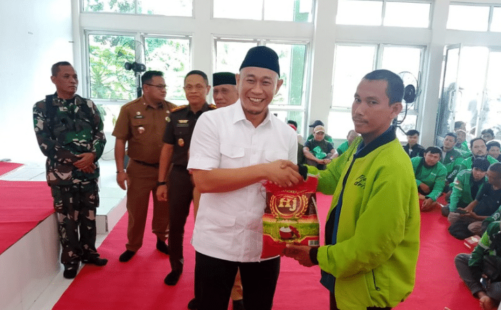 Wali Kota Lubuk Linggau Gelar Doa Bersama dengan Ratusan Pengemudi Ojol