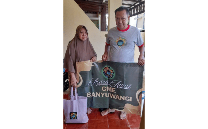 Tebar Kepedulian, GME Banyuwangi Berbagi Amal