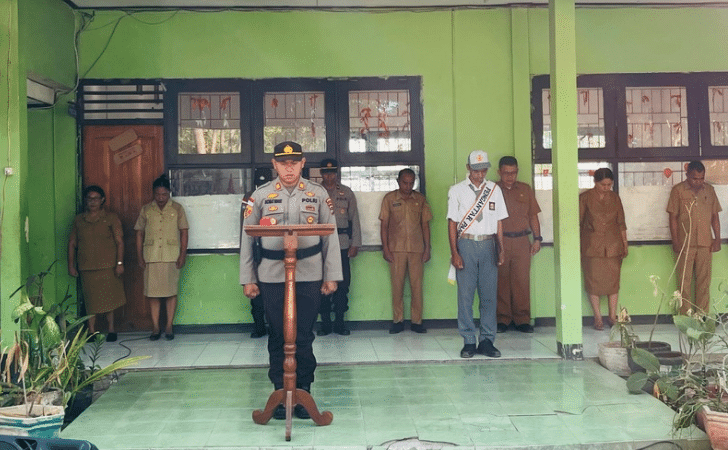 Polsek Kelapa Lima Ajak Siswa SMAN 4 Kupang Hidupkan Semangat Bela Negara