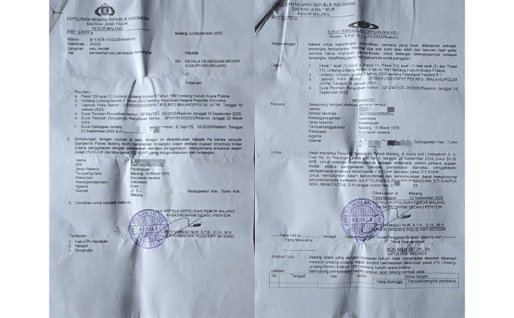 Kisruh Internal Dewari Mentaraman Residence, Mantan Pengelola Ditetapkan Tersangka Bantah Gadai Sertifikat
