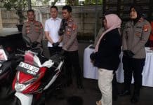 Pencuri Motor Ditangkap Polsek Kelapa Gading, Motor Dikembalikan ke Pemiliknya