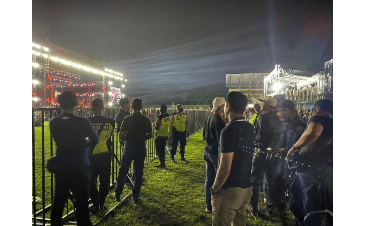 Ratusan Personel Gabungan Sukses Amankan Konser Akbar Dewa 19 Di Brebes