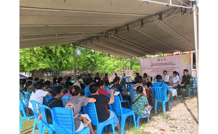 Camat Kualin Apresiasi PKM RSHP Undana, Kesehatan Ternak Sangat Vital bagi Masyarakat Tuafanu
