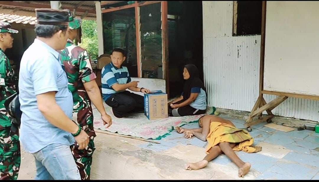 TNI Hadir untuk Rakyat, Dandim 0828 Sampang Sambangi Anak Difabel