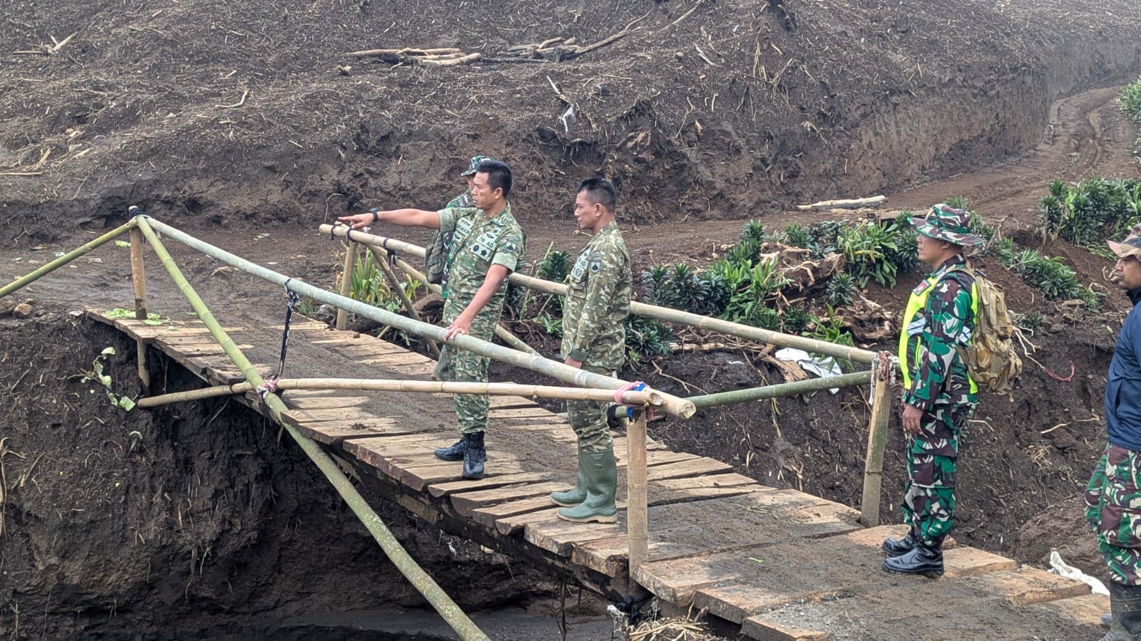 Pascabanjir Bandang, Kodim Purbalingga Percepat Rehabilitasi Infrastruktur
