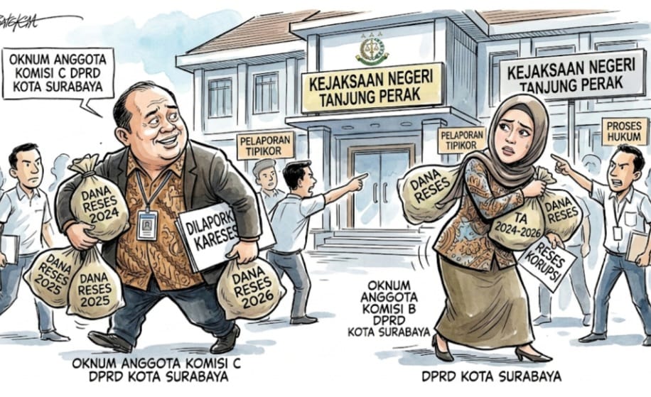 AMI Laporkan Dua Oknum DPRD Surabaya ke Kejari Tanjung Perak, Diduga Oknum Fraksi PKS Embat Dana Reses