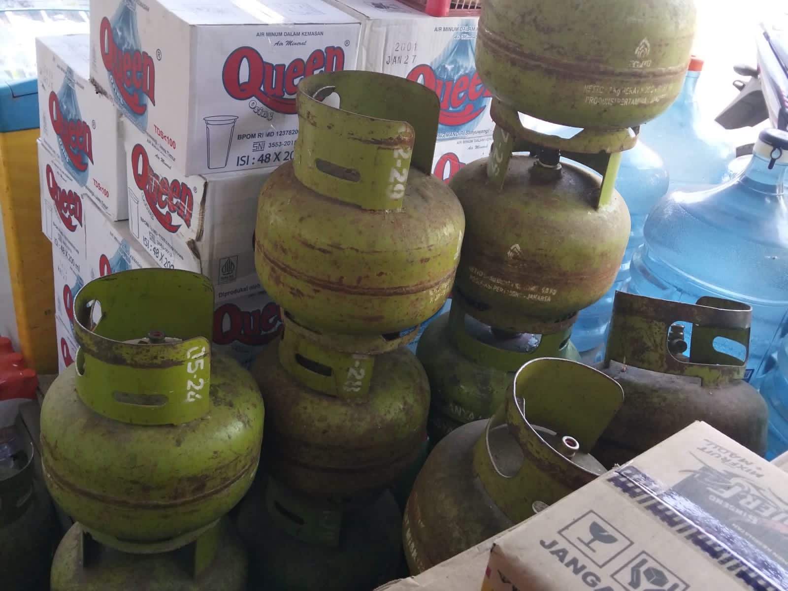 Gas Melon 3 Kg Langka Jelang Lebaran, Emak-Emak di Wongsorejo Resah