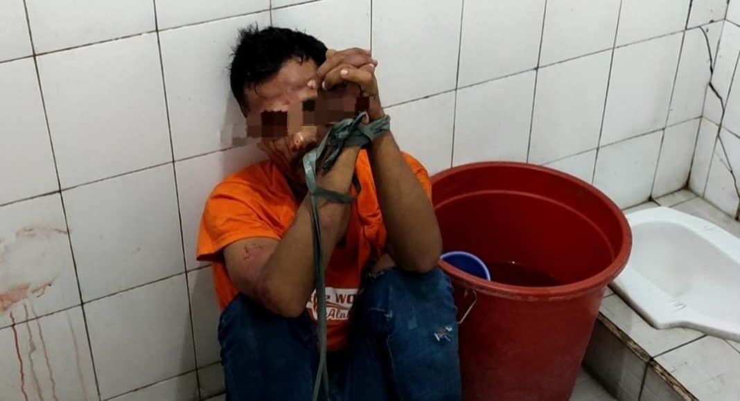 Pencuri Alfamart di Tangkap Warga, Babak Belur