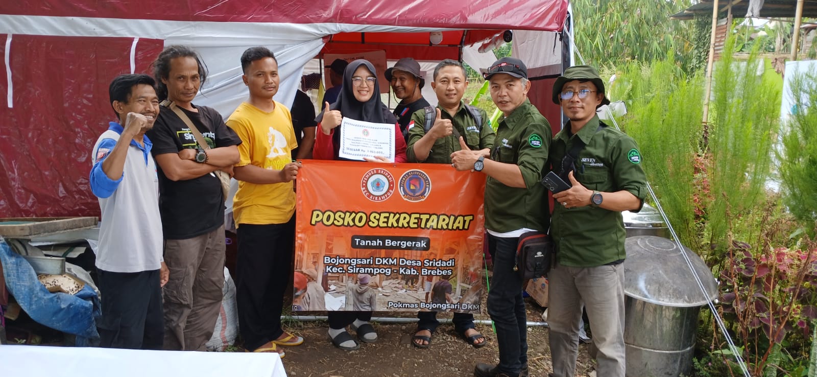 PGRI Tonjong dan Korwilsat Jadi Motor Donasi untuk Korban Sridadi, Rp8,8 Juta Terkumpul