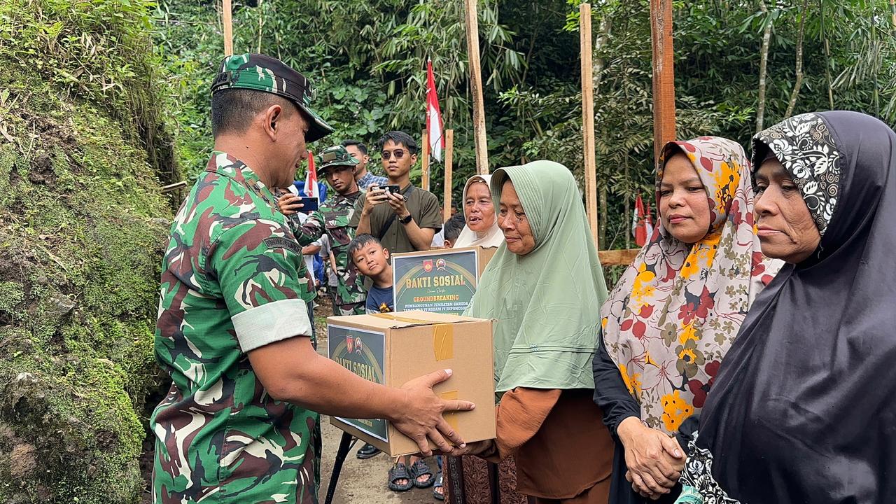 Groundbreaking Jembatan Perintis Garuda Dimulai Serentak, TNI Targetkan Akses Terpencil Terhubung
