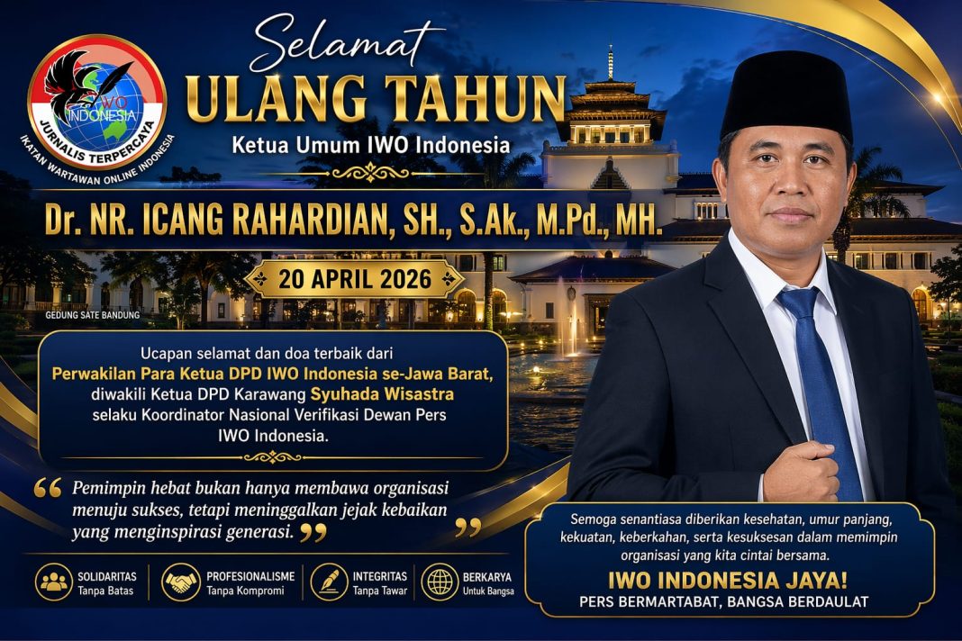 Hari Lahir Dr. Icang Rahardian Jadi Momentum Penguatan IWO Indonesia di Sumsel