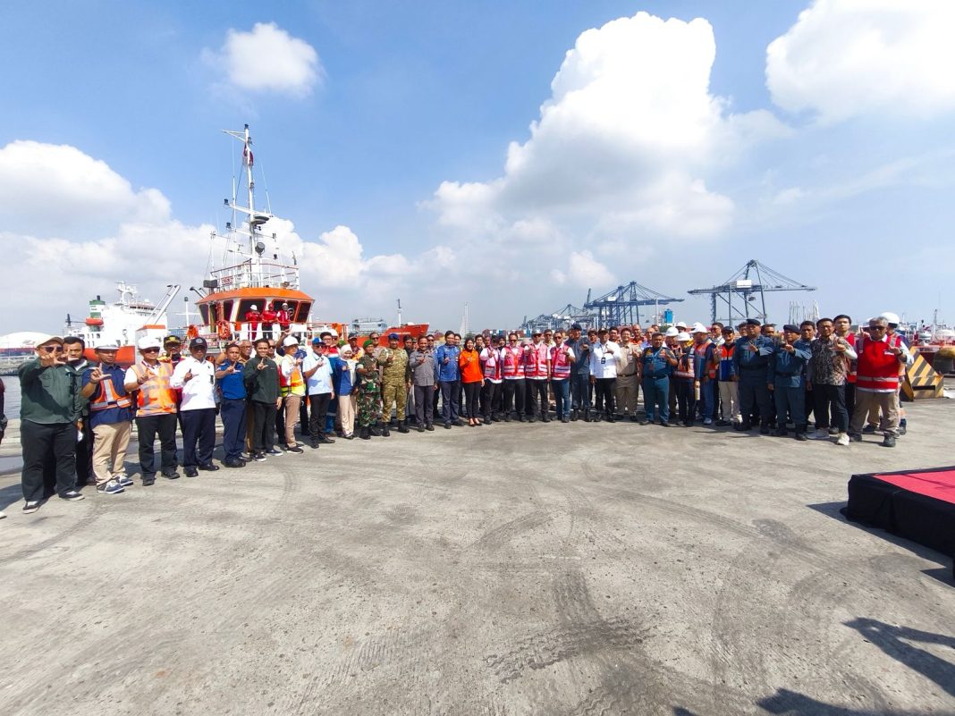 KSOP Tanjung Priok Inisiasi Simulasi Krisis Pelabuhan Terintegrasi Pertama di Indonesia