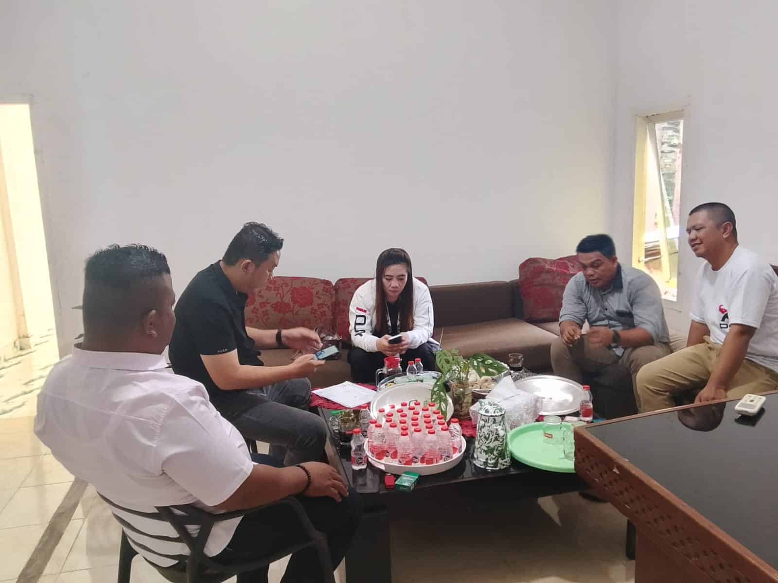 Wakil ketua DPW PSI Sumatra Selatan Anggia putri Utami, kunjungan kerja ke DPD PSI kota Lubuk linggau