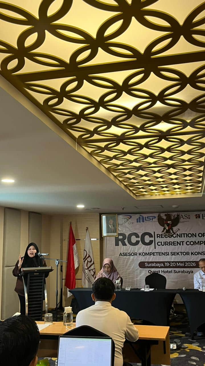 PT FORJASI LENTERA INDONESIA & LSP Tata Sertifikasi Konstruksi Mandiri Gelar RCC Asesor Kompetensi Sektor Konstruksi