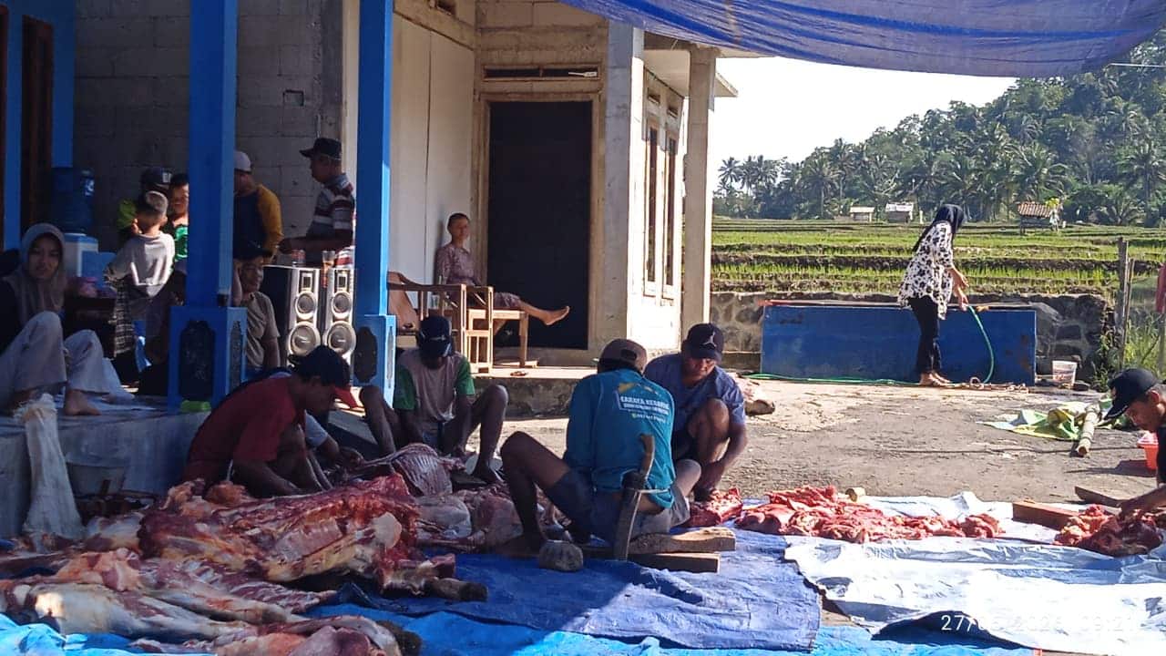 Idul Adha 2026, Dukuh Kali Suren Sembelih 3 Ekor Sapi dan 1 Ekor Kambing untuk Warga Sekitar