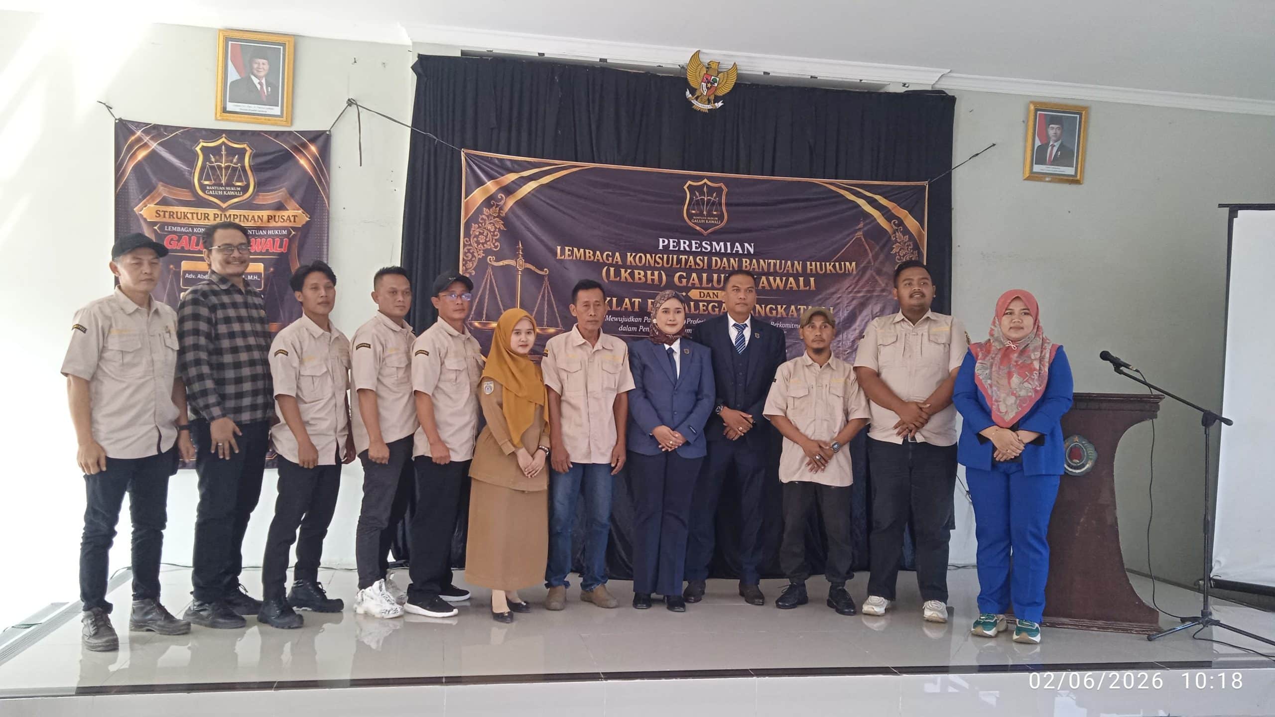 Lembaga Konsultasi dan Bantuan Hukum
LKBH Galuh Kawali Diklat Paralegal Angkatan 1
