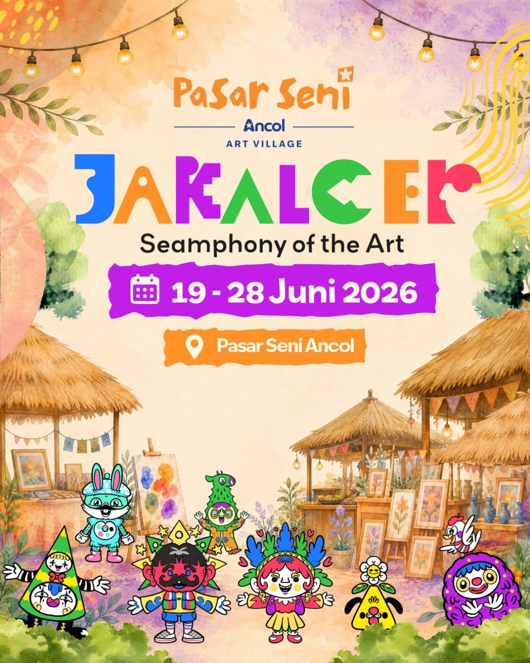 JAKALCER FEST 2026 Hadir di Pasar Seni Ancol, Hidupkan Kembali Rumah Kreativitas Jakarta Menuju 5 Abad Kota Jakarta