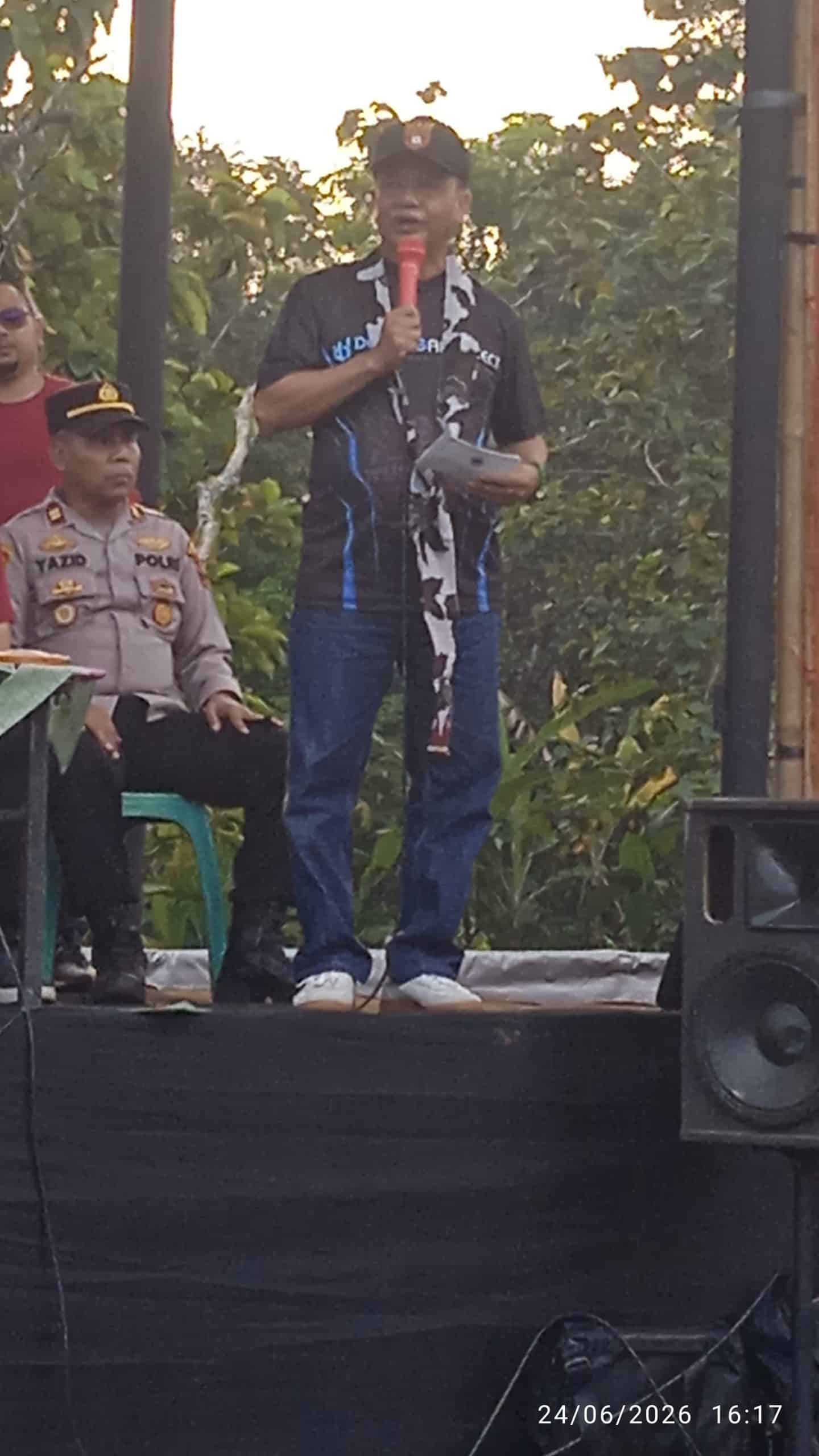 Wakil Bupati Brebes Wurja Resmi Buka Turnamen Sepak Bola di Lapangan Pejaten, Kalijurang, Tonjong