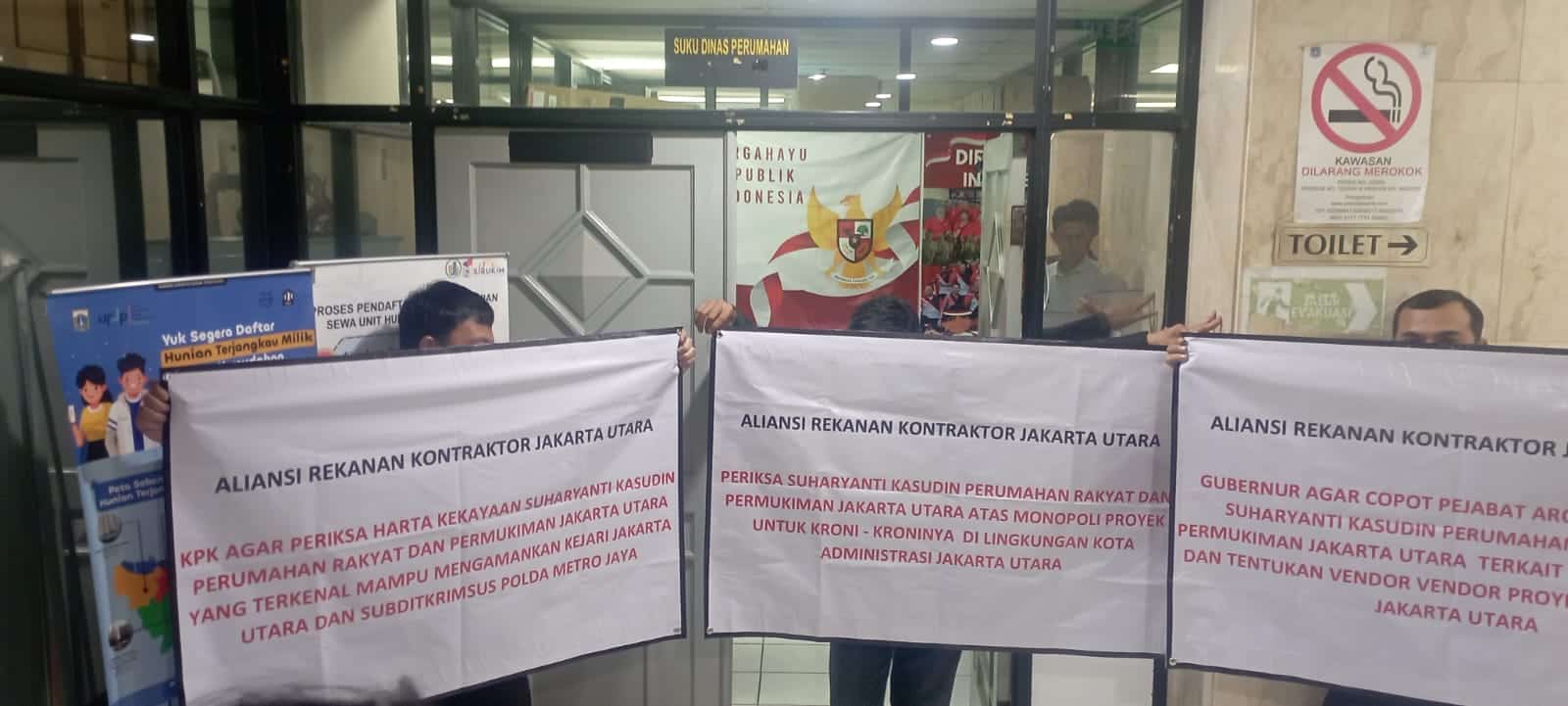 Aliansi Rekanan Kontraktor Jakarta Utara Desak Gubernur Copot Kasudin PRKP, Sampaikan Dugaan Penyimpangan Pengadaan