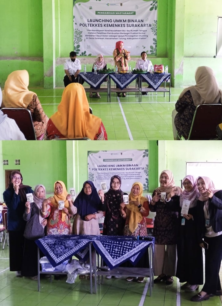 Peluncuran UMKM Binaan Poltekkes Kemenkes Surakarta (dok foto @ Pitut Saputra)