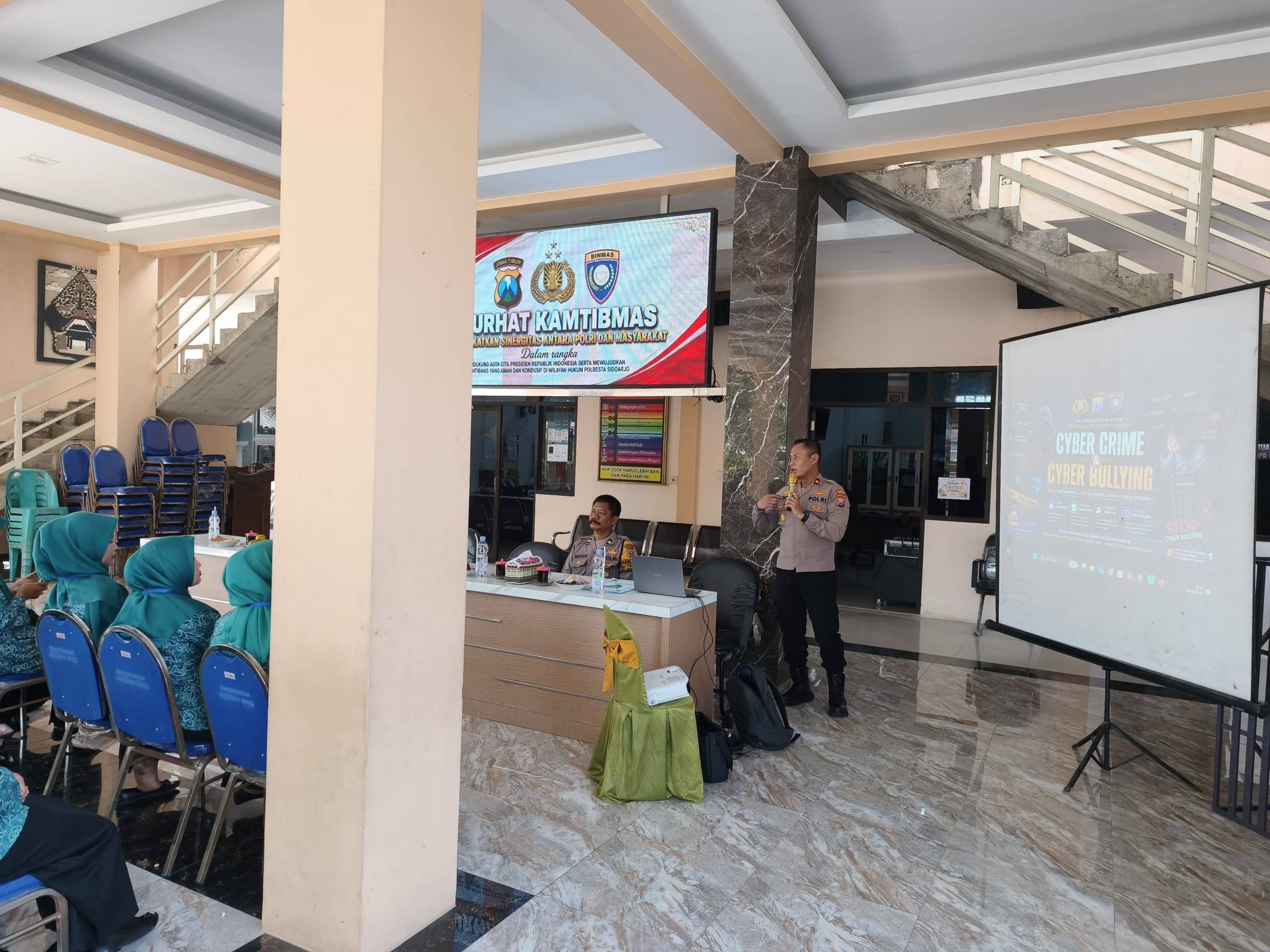 Sat Binmas Polresta Sidoarjo Perkuat Sinergi dengan Masyarakat Melalui Curhat Kamtibmas