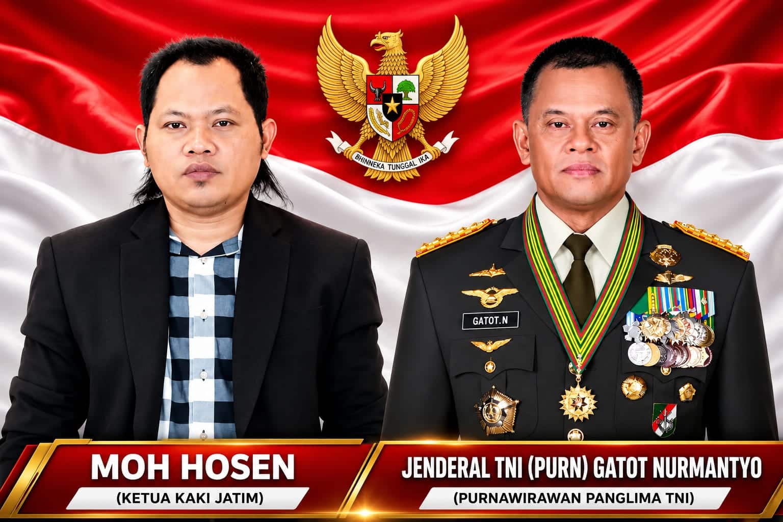 Ketua KAKI Jatim Dukung Pernyataan Jenderal Gatot Nurmantyo, Meritokrasi dan Netralitas TNI Sangat Penting 