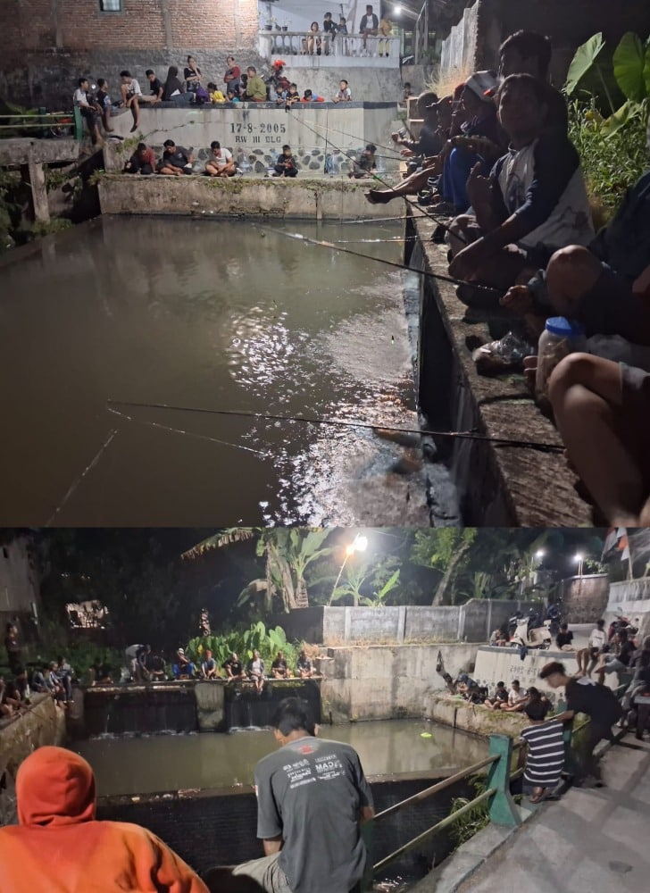 Merdeka Fun Fishing Kali Pleret Delanggu (dok foto @ Pitut Saputra)