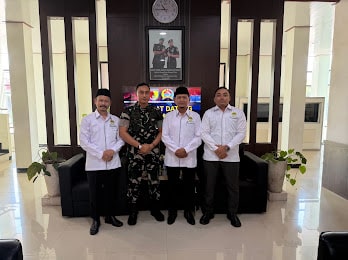 Perkuat Sinergi, DPD LDII Gresik Audiensi dengan Dandim 0817