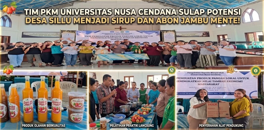 Jambu Mente Desa Sillu Disulap Jadi Sirup dan Abon, Tim PKM Dorong Ekonomi Kreatif Berbasis Potensi Lokal