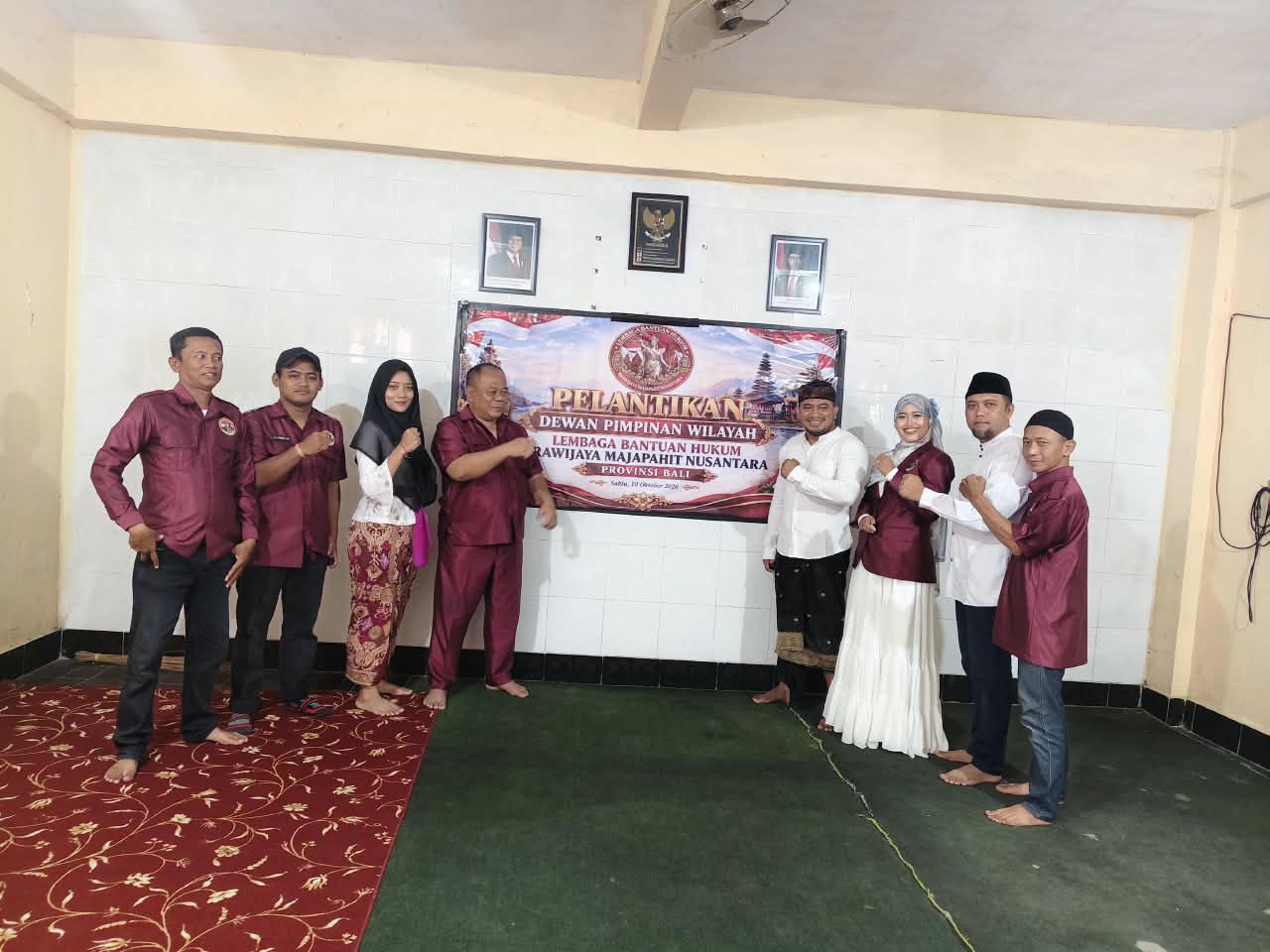 Kembangkan Jaringan Nasional, LBH BMN Resmi Bentuk DPW Bali dan Serahkan SK Kepengurusan